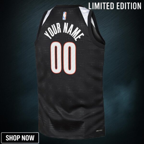 Portland Trail Blazers Nike City Edition Swingman Jersey - Custom Youth