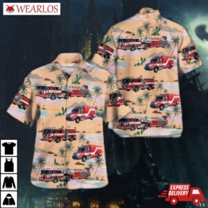 Prince George County, Maryland, Hyattsville Volunteer Fire Department Hawaiian Shirt
