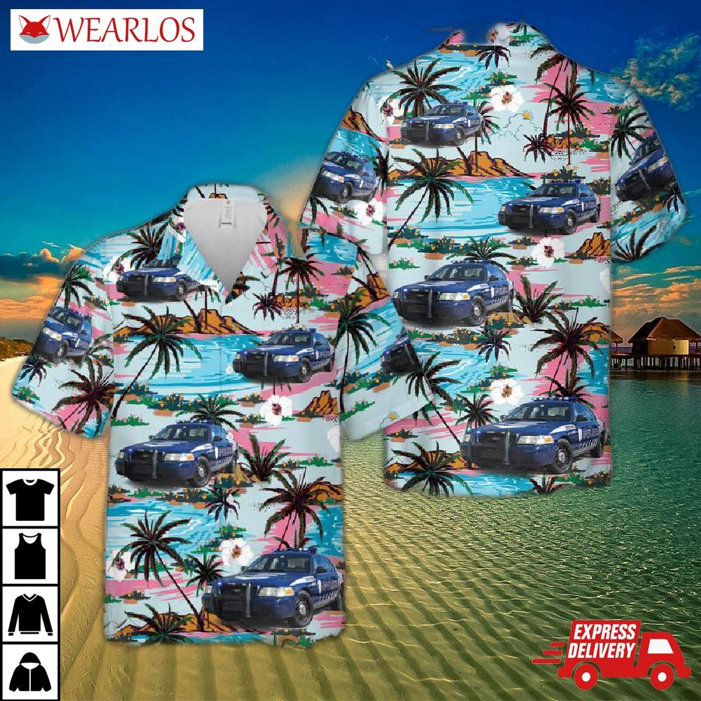 Puerto Rico State Police 2011 Ford Crown Victoria Hawaiian Shirt
