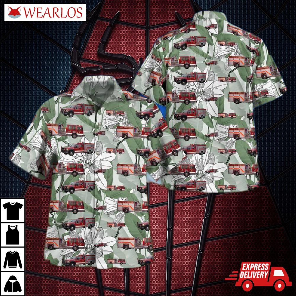 Puppy Creek Fire Department, North Carolina Hawaiian Shirt