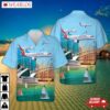 Qantas Airbus A220 Hawaiian Shirt