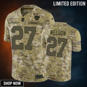 Reggie Nelson Jersey Nfl Camo Oakland Raiders