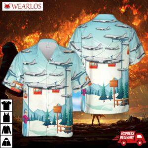 Rnzaf Boeing P-8 Poseidon Christmas Hawaiian Shirt