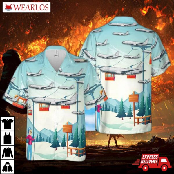 Rnzaf Boeing P-8 Poseidon Christmas Hawaiian Shirt