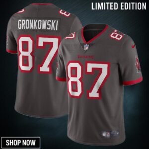 Rob Gronkowski Tampa Bay Buccaneers Alternate Vapor Limited Jersey - Pewter Nfl
