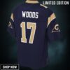 Robert Woods Los Angeles Rams Nfl Pro Line Youth Player Jersey - Navy