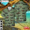 Royal Air Force Boeing Chinook Silhouette Hawaiian Shirt