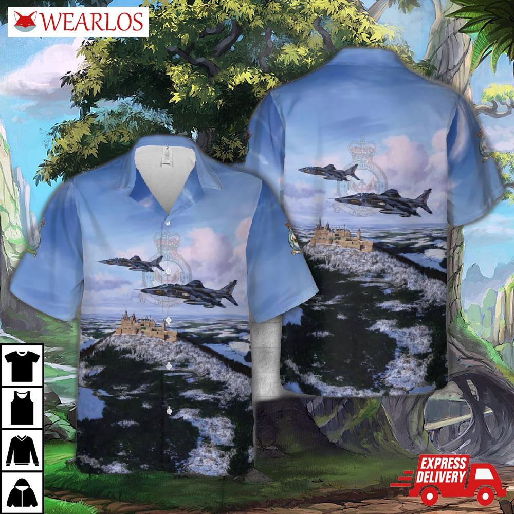 Royal Air Force Sepecat Jaguar Gr.1 Of No. 14 Squadron Raf Hawaiian Shirt