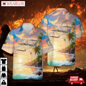 Royal Air Force Sepecat Jaguar Gr1 Xx109 Of 54 Squadron Hawaiian Shirt