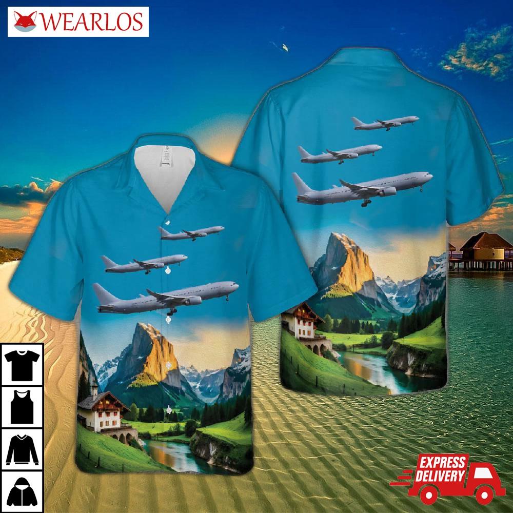 Royal Australian Air Force Airbus Kc-30a Hawaiian Shirt