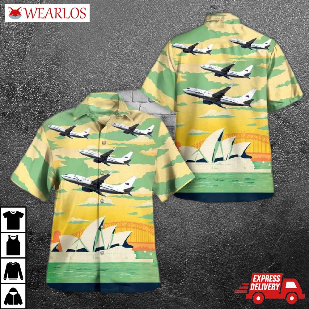 Royal Australian Air Force Boeing 737-7df(bbj) Hawaiian Shirt