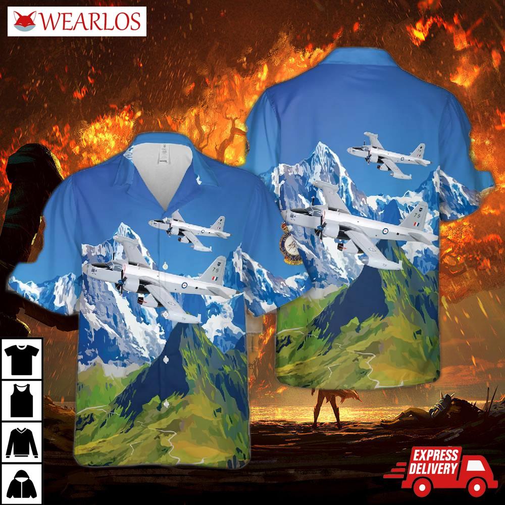 Royal Australian Air Force No. 10 Squadron Raaf Lockheed P2v-7s Neptune Hawaiian Shirt