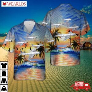 Royal Australian Air Force No. 11 Squadron P-3b Hawaiian Shirt