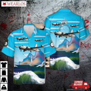 Royal Australian Air Force No. 11 Squadron Raaf Lockheed P2v-5s Neptune Hawaiian Shirt