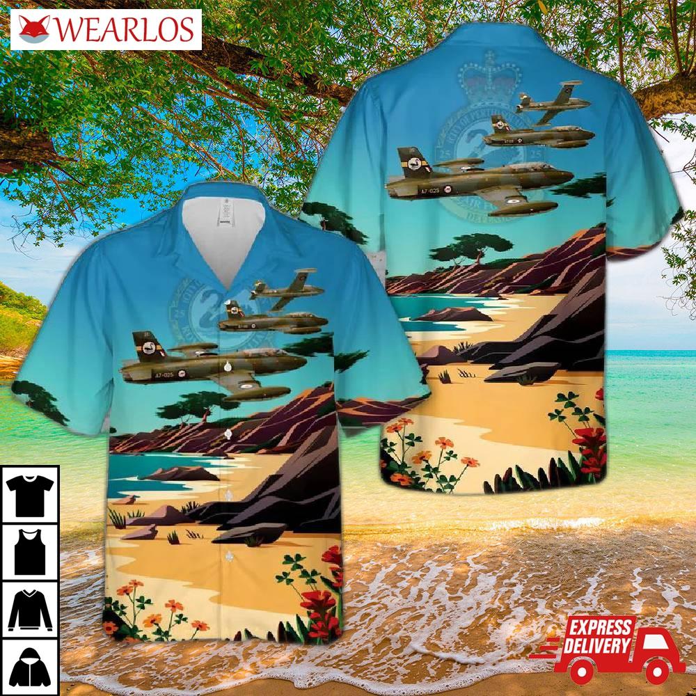 Royal Australian Air Force No. 25 Squadron Macchi Mb-326 Hawaiian Shirt