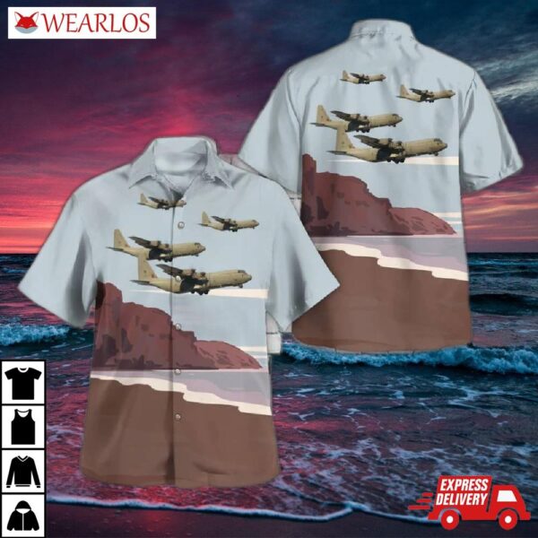 Royal Australian Air Force No. 37 Squadron, 84 Wing, Lockheed C-130j Hercules Hawaiian Shirt