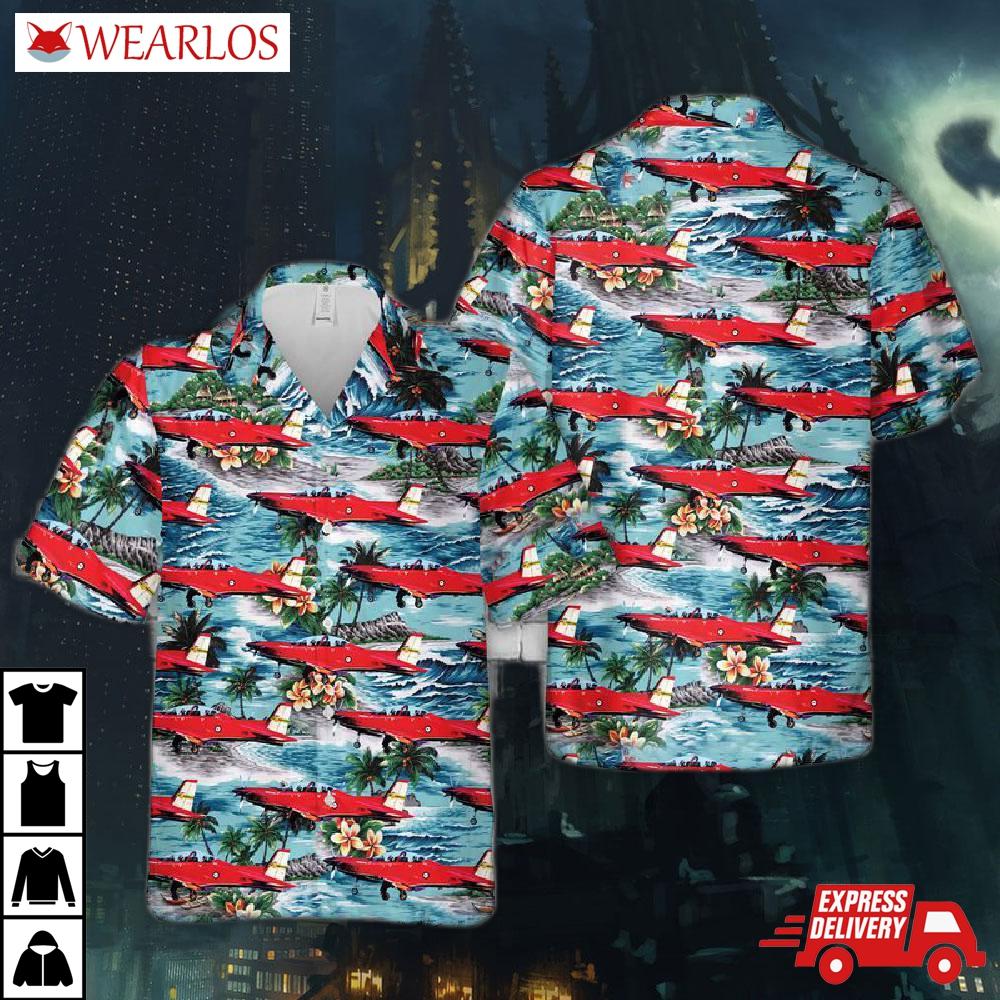 Royal Australian Air Force Pilatus Pc-21 Hawaiian Shirt