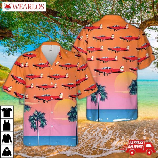 Royal Australian Air Force Pilatus Pc-21 Hawaiian Shirt