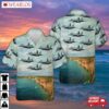 Royal Australian Air Force (raaf) 77sqn 70th Anniversary Scheme Hawaiian Shirt
