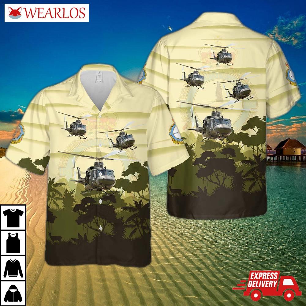 Royal Canadian Air Force 408 Tactical Helicopter Squadron Bell Ch-146 Griffon Hawaiian Shirt