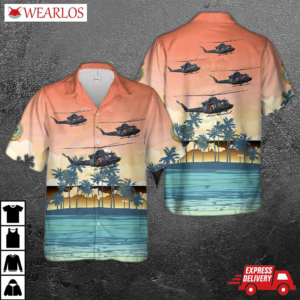 Royal Canadian Air Force 427 Special Operations Aviation Squadron Bell Ch-146 Griffon Hawaiian Shirt