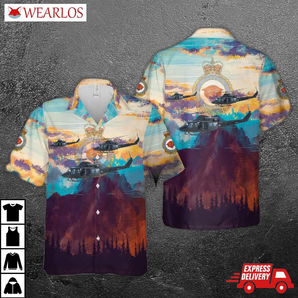 Royal Canadian Air Force 438 Tactical Helicopter Squadron Bell Ch-146 Griffon Hawaiian Shirt