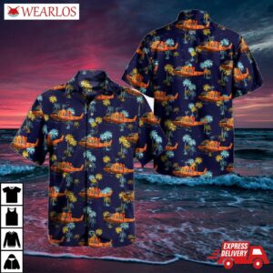Royal Canadian Air Force Bell 212 Hawaiian Shirt