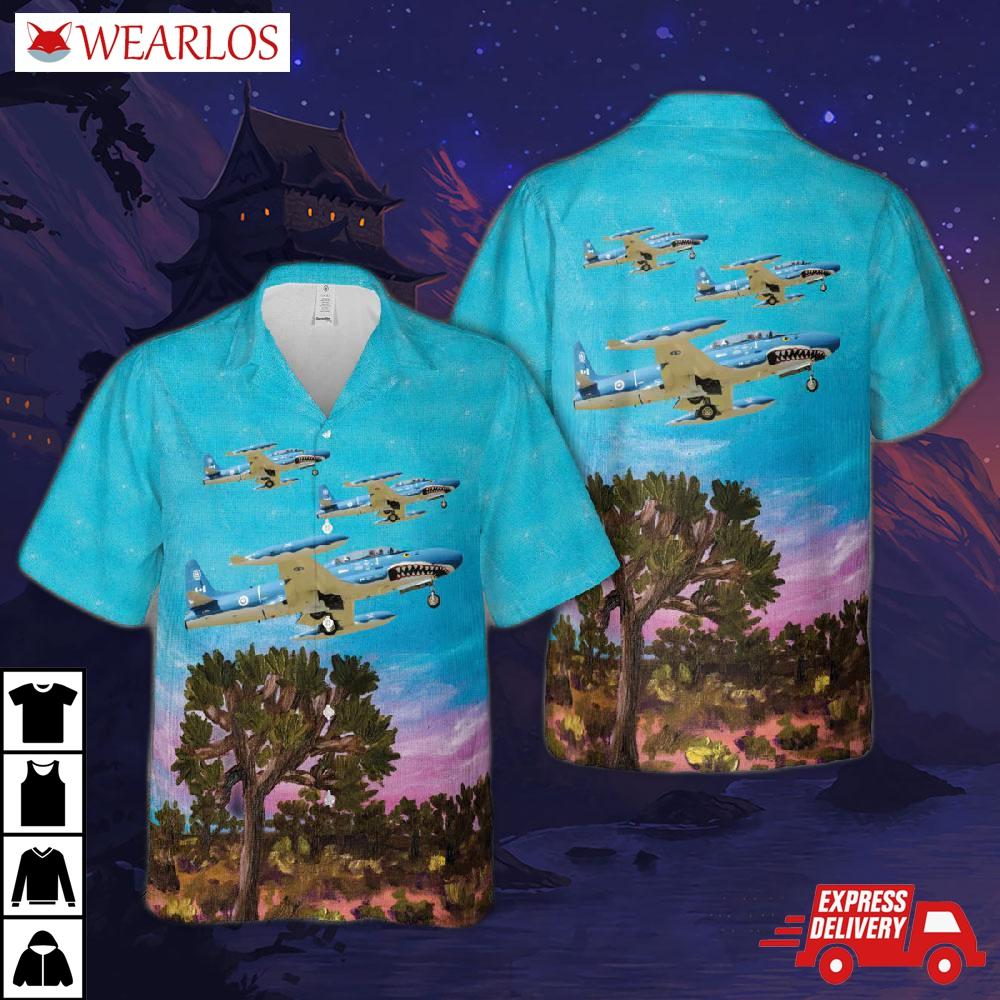 Royal Canadian Air Force Canadair Ct-133 Silver Star 3 (cl-30) Hawaiian Shirt