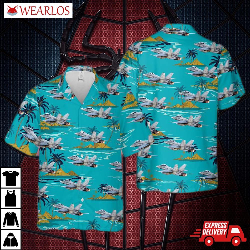 Royal Canadian Air Force Cf-188 Hornet Hawaiian Shirt