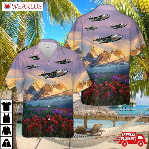 Royal Canadian Air Force Grumman Csr-110(sa-16a) Albatross Hawaiian Shirt