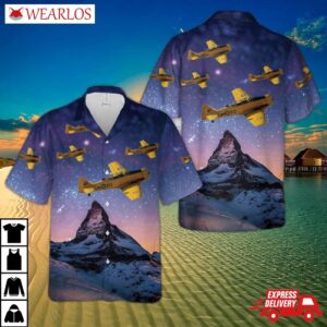 Royal Canadian Air Force North American Harvard Mk. Iv Hawaiian Shirt