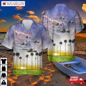 Royal Canadian Air Force (rcaf) 409 Squadron Cf-188m Hawaiian Shirt