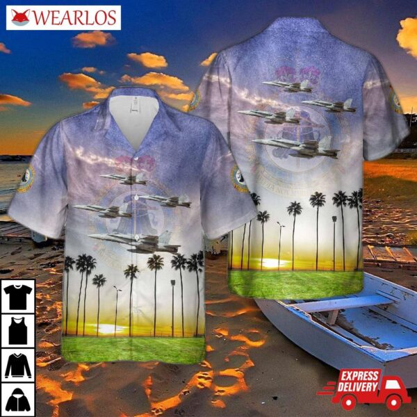 Royal Canadian Air Force (rcaf) 409 Squadron Cf-188m Hawaiian Shirt