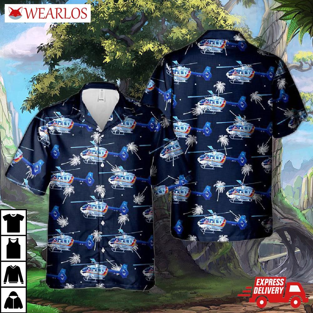 Royal Canadian Mounted Police First Helicopter H145 Hawaiian Shirt