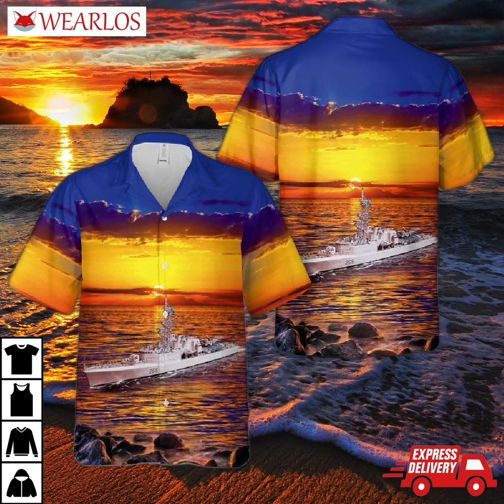 Royal Canadian Navy Hmcs Annapolis (ddh 265) Hawaiian Shirt
