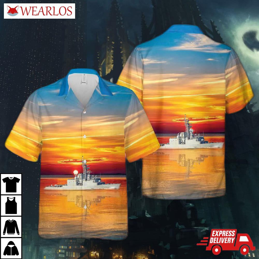 Royal Canadian Navy Hmcs Athabaskan (ddg 282) Hawaiian Shirt