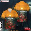 Royal Canadian Navy Hmcs Calgary (ffh 335) Halifax-class Frigate Red Poppy Hawaiian Shirt