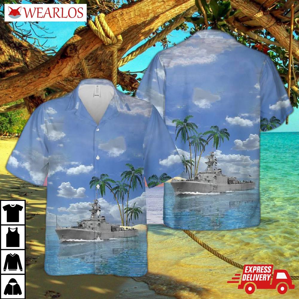 Royal Canadian Navy Hmcs St. Croix (dde 256) Hawaiian Shirt