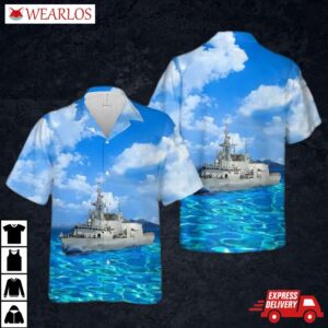 Royal Canadian Navy Hmcs St. John's Hawaiian Shirt