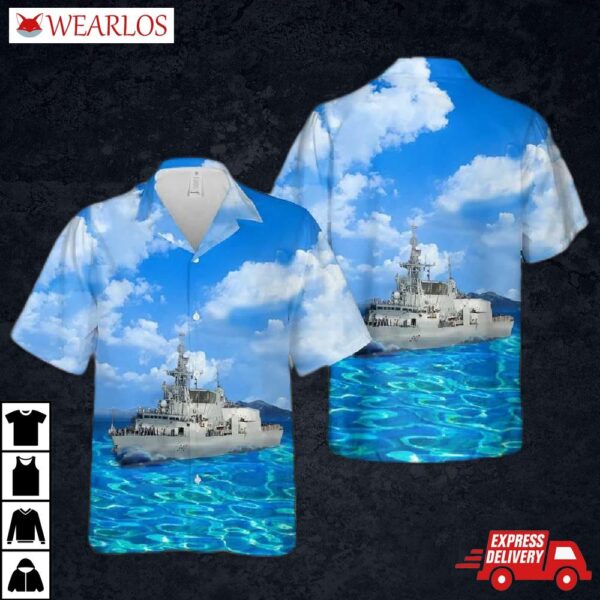 Royal Canadian Navy Hmcs St. John's Hawaiian Shirt