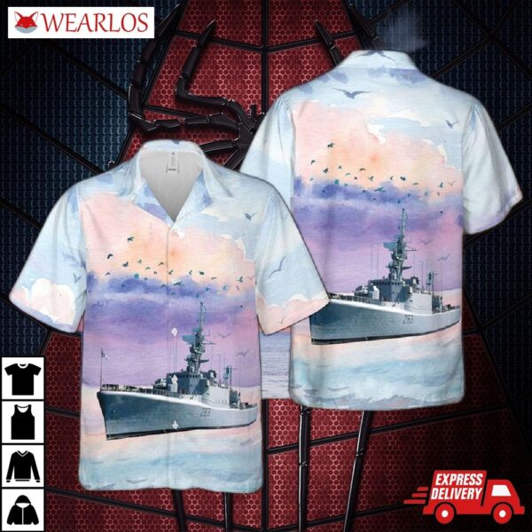 Royal Canadian Navy Hmcs Yukon (dde 263) Hawaiian Shirt