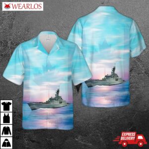 Royal Canadian Navy Rcn Hmcs Algonquin Ddg 283 Iroquois-class Guided Missile Destroyer Hawaiian Shirt