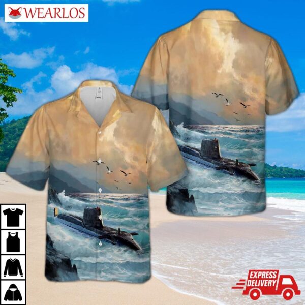Royal Navy Astute-class Submarine Hawaiian Shirt