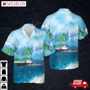 Royal Navy Hms Hermes (95) Hawaiian Shirt