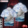 Royal Navy, Hms Kent (f78) Type 23 Duke Class Frigate Hawaiian Shirt