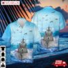 Royal Navy Hms Nottingham (d91) Hawaiian Shirt