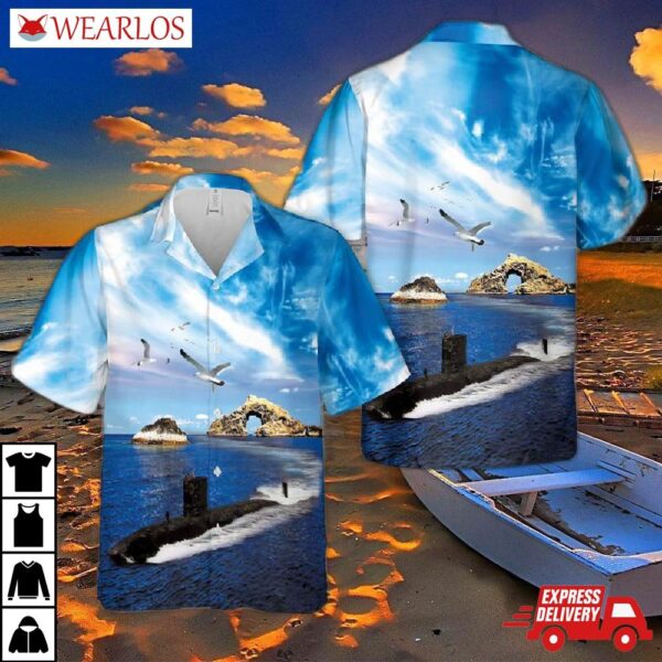Royal Navy Hms Tireless (s88) Hawaiian Shirt