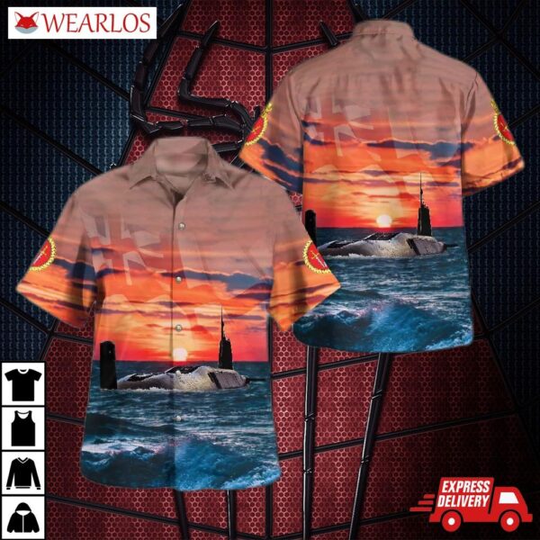 Royal Navy Hms Vengeance (s31) Hawaiian Shirt