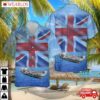 Royal Navy Rn Hms Queen Elizabeth (r08) Elizabeth-class Aircraft Carrier Hawaiian Shirt