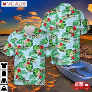 Royal Netherland Army Paratrooper "b" Wings Hawaiian Shirt